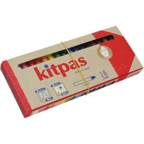 Amazon.co.jp: 日本理化学 キットパス ミディアム ライスワックス 24色